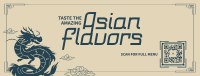 Traditional Asian Food Facebook Cover Preview