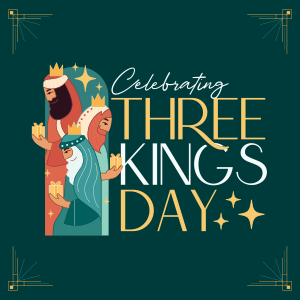 Modern Three Kings Day Instagram post Image Preview