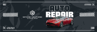 Auto Repair Service Twitter Header Image Preview