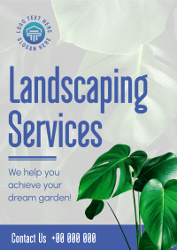 Dream Garden Poster Design