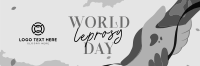 Happy Leprosy Day Twitter Header Design
