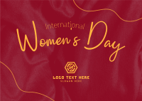 International Women's Day Postcard Design