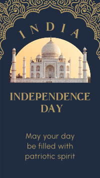 Decorative Indian Independence Facebook Story Design