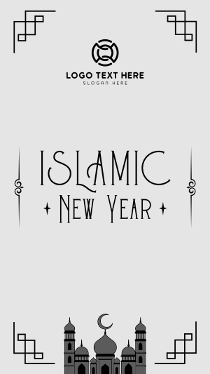 Bless Islamic New Year Facebook story Image Preview