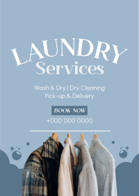 Dry Cleaning Service Flyer Image Preview