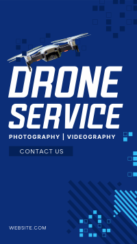 Drone Camera Service Facebook Story Design