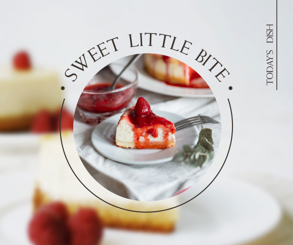 Sweet Little Bite Facebook Post Design