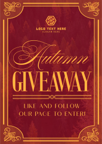 Autumn Giveaway Poster Image Preview