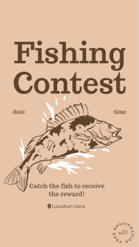 The Fishing Contest Instagram Story Design