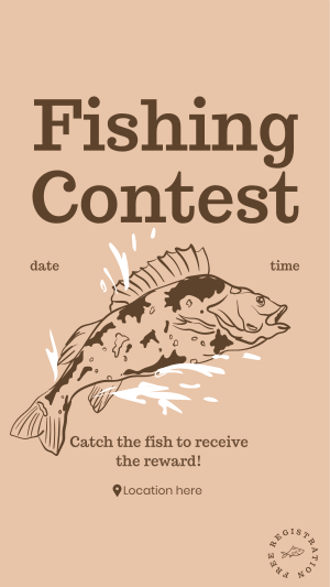 The Fishing Contest Instagram story Image Preview