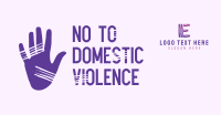 No to Domestic Violence Facebook ad Image Preview