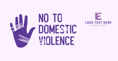 No to Domestic Violence Facebook ad Image Preview
