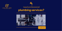 Professional Plumbing Services Twitter post Image Preview