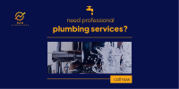 Professional Plumbing Services Twitter Post Image Preview