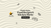 Kitchen Hacks YouTube Banner Image Preview