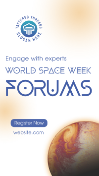 Space Week Forums TikTok Video Image Preview