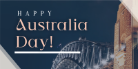Australian Day Together Twitter Post Design
