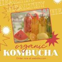 Healthy Kombucha Linkedin Post Image Preview