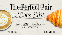 Perfect Coffee Croissant Facebook event cover Image Preview