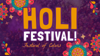 Mandala Holi Festival of Colors Video Image Preview