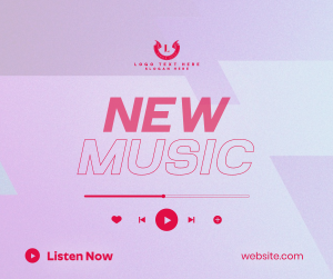 Bright New Music Announcement Facebook post Image Preview