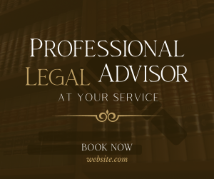 Legal Advisor At Your Service Facebook post Image Preview