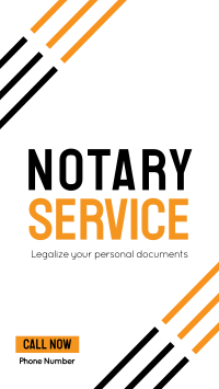 Online Notary Service Instagram story Image Preview