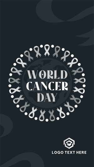 Cancer Day Ribbon Facebook story Image Preview