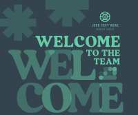 Generic Welcome Abstract Facebook Post Design