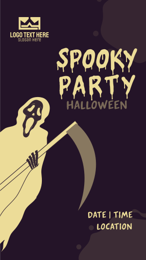 Spooky Party Instagram story