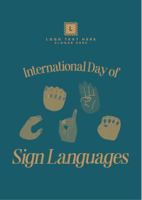 International Sign Day Flyer Image Preview