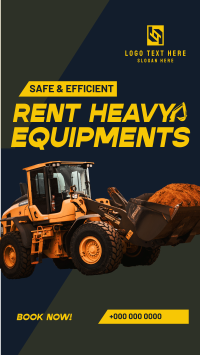 Heavy Equipment Rental YouTube short Image Preview