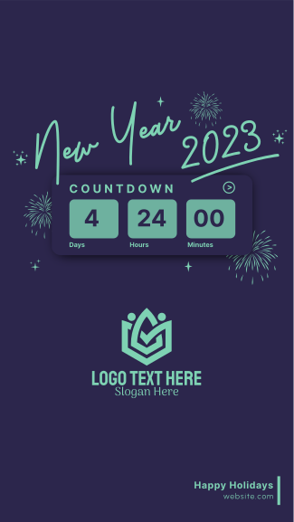 2022 Countdown Facebook story