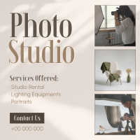 Elegant Photography Studio Instagram Post Design