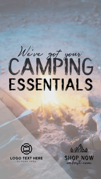 Camping Gear Essentials YouTube short Image Preview