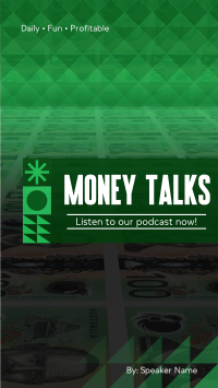 Money Talks Podcast TikTok video Image Preview