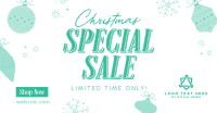 Christmas Holiday Shopping Sale Facebook Ad Design