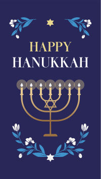 Hanukkah Candles Instagram reel Image Preview