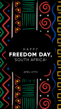 Freedom Day Patterns Facebook story Image Preview