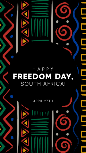 Freedom Day Patterns Facebook story Image Preview