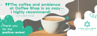 Quirky Cafe Testimonial Facebook cover Image Preview