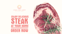Delicious Steak Facebook Event Cover Design