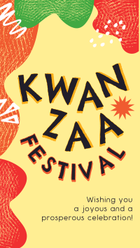 Kwanzaa Festival Greeting YouTube short Image Preview