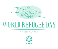 We Celebrate all Refugees Facebook post Image Preview