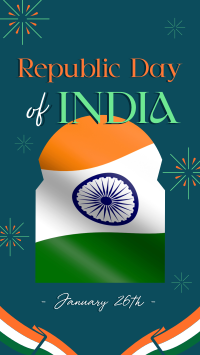 Indian National Republic Day TikTok Video Image Preview