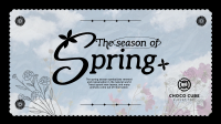 Spring Season Facebook event cover Image Preview