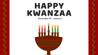 Happy Kwanzaa Facebook Event Cover Design