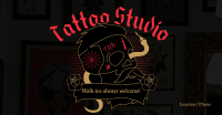 Skull Snake Tattoo Facebook Ad Image Preview