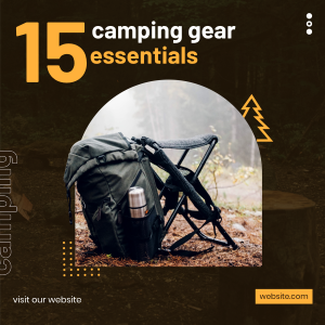 Camping Bag Instagram post Image Preview