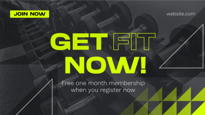Edgy Fitness Gym Facebook event cover Image Preview